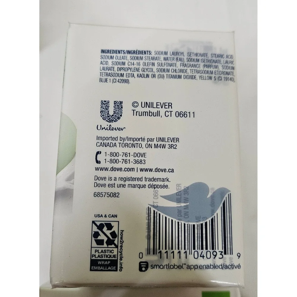 Dove packs bars
